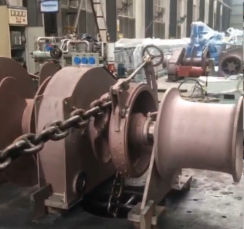 European customer windlass commissioning test