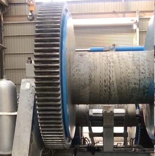 Anchor winch installation and debugging